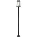 Millworks Black Outdoor Post Mounted Fixture | theLightShop