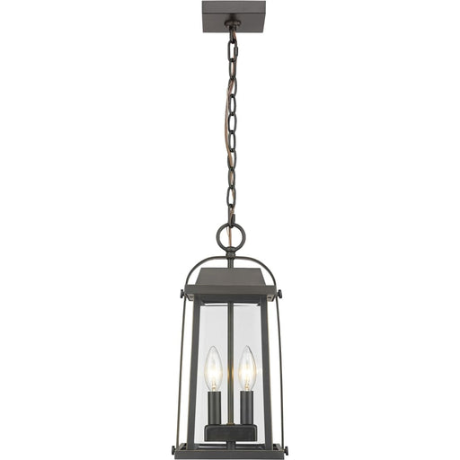 Millworks Oil Rubbed Bronze Outdoor Chain Mount Ceiling Fixture | theLightShop