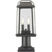Millworks Oil Rubbed Bronze Outdoor Pier Mounted Fixture | theLightShop