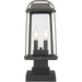 Millworks Oil Rubbed Bronze Outdoor Pier Mounted Fixture | theLightShop