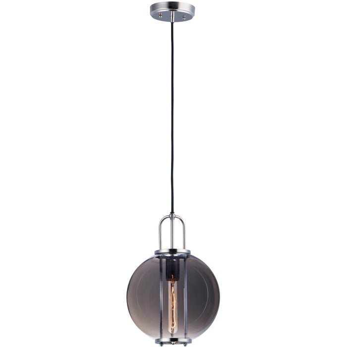Minaret Polished Nickel Single Pendant - Pendants