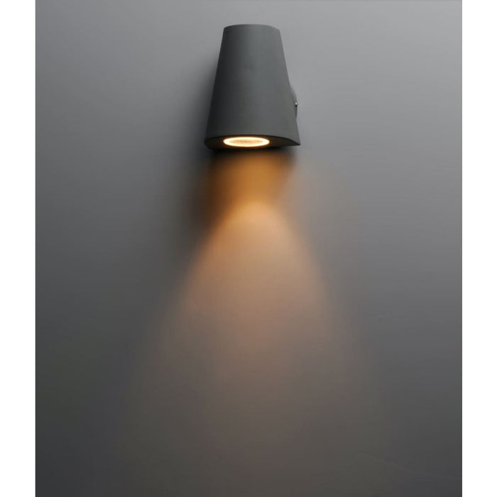Mini Silver LED Outdoor Wall Mount - Outdoor Wall Mount