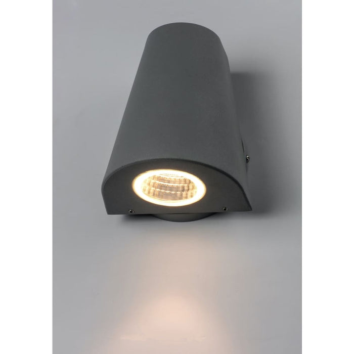 Mini Silver LED Outdoor Wall Mount - Outdoor Wall Mount