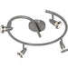 Mirage Brushed Steel LED Flush Mount - Flushmounts