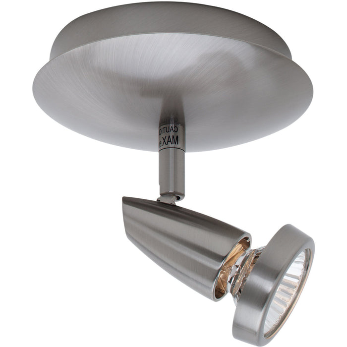 Mirage Brushed Steel LED Flush Mount - Flushmounts