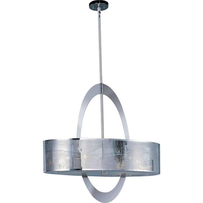 Mirage Polished Nickel Single Pendant - Pendants