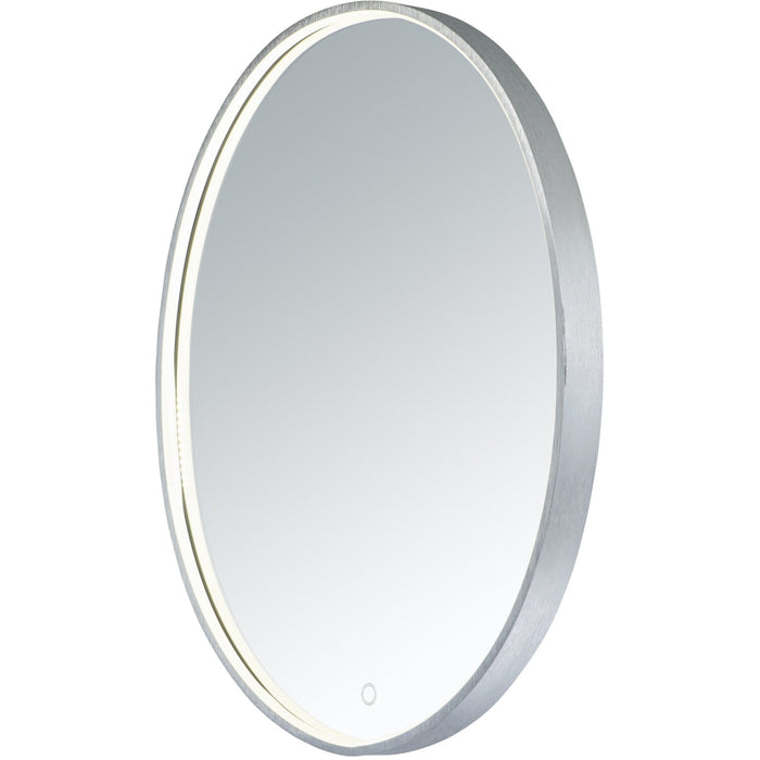 Mirror Brushed Aluminum LED LED Mirror - LED Mirror