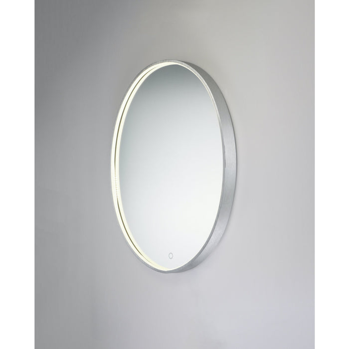 Mirror Brushed Aluminum LED LED Mirror - LED Mirror