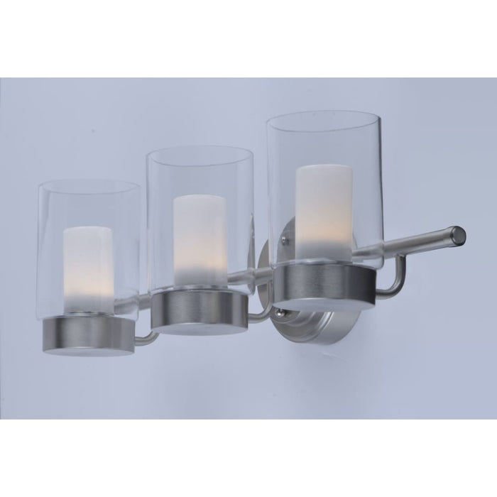 Mod Satin Nickel LED Bath Vanity - Bath Vanity