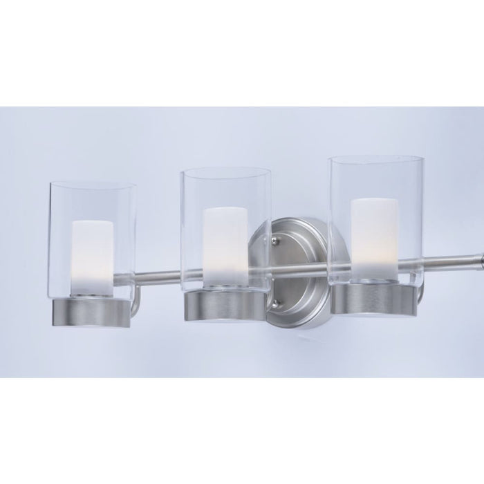 Mod Satin Nickel LED Bath Vanity - Bath Vanity