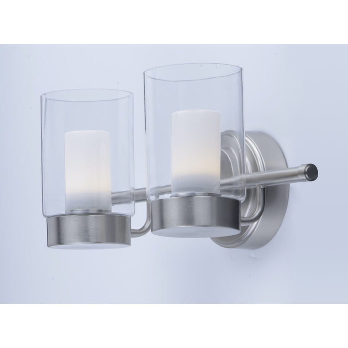 Mod Satin Nickel LED Bath Vanity - Bath Vanity
