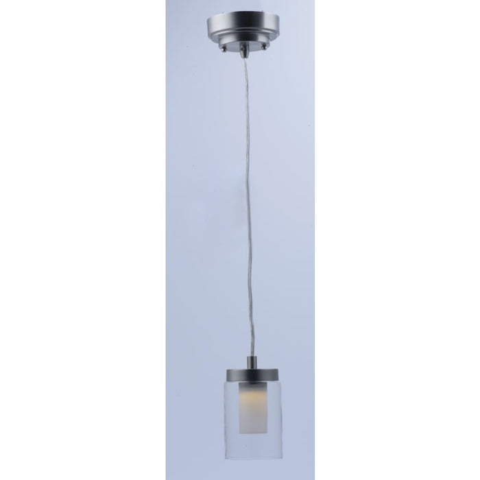Mod Satin Nickel LED Mini Pendant - Mini-Pendants
