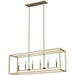 Moffet Street Satin Bronze LED Island Pendant - Pendants
