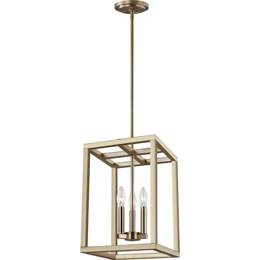 Moffet Street Satin Bronze LED Pendant - Pendants