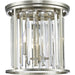 Monarch Brushed Nickel Flushmount - Flushmounts
