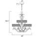 Mondrian Umber Bronze Chandelier - Chandeliers