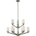 Montego Brushed Nickel Chandelier | theLightShop