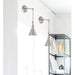 Morgan 1 Light Polished Nickel Sconce - Wall Sconce