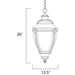 Morrow Bay DC Earth Tone Outdoor Hanging Lantern - Outdoor Hanging Lantern