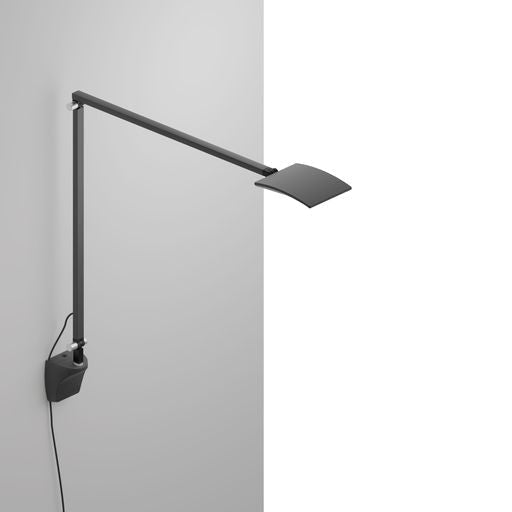 Mosso Pro Desk Lamp with hardwired wall mount (Metallic Black) - Wall Sconces
