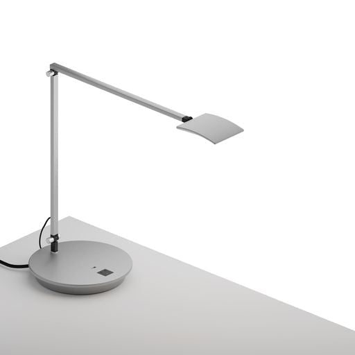 Mosso Pro Desk Lamp with power base (USB and AC outlets) (Silver) - Desk Lamps