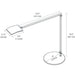Mosso Pro Desk Lamp with wireless charging Qi base (Metallic Black) - Desk Lamp