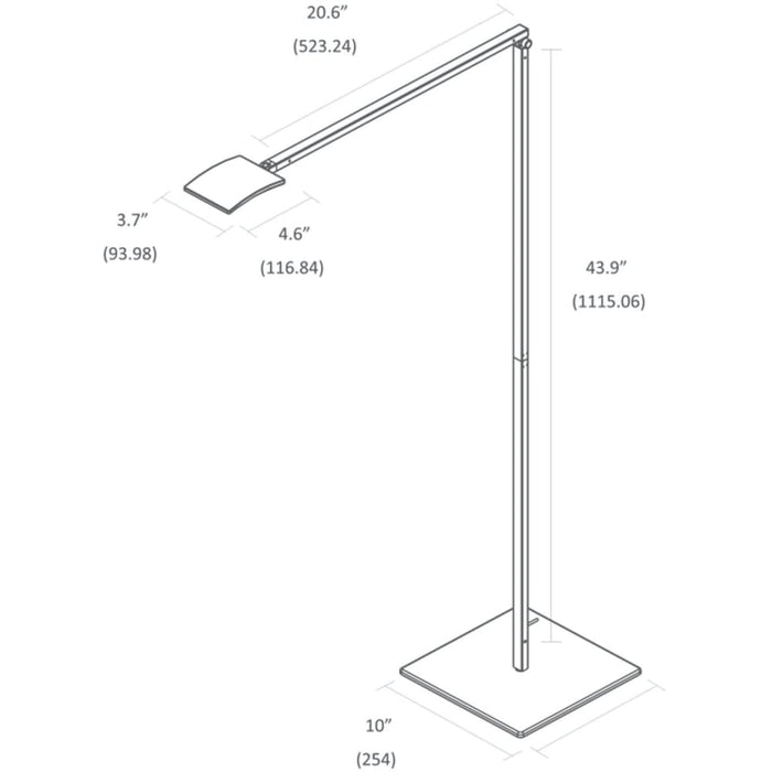 Mosso Pro Floor Lamp (Silver) - Floor Lamp