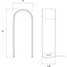 Mr. N Tall Table Lamp (Silver; Soft White light) - Desk Lamp
