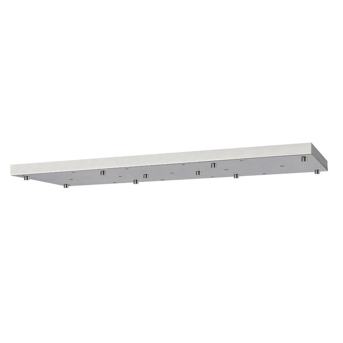 Multi Point Canopy Brushed Nickel 17 Light Linear Z-Lite CP4217L-BN | theLightShop