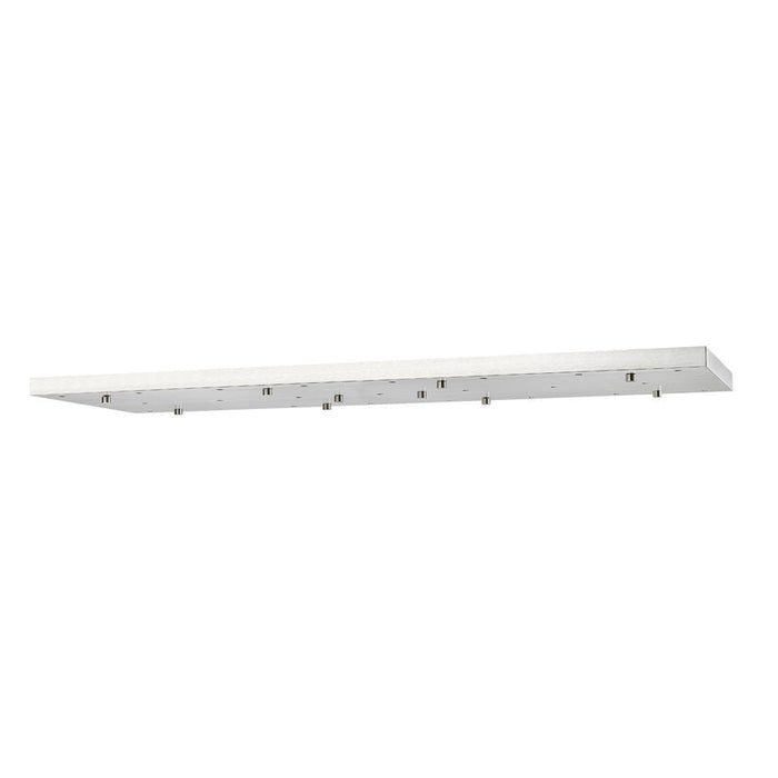 Multi Point Canopy Brushed Nickel 23 Light Linear Z-Lite CP5423L-BN | theLightShop