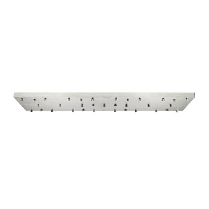 Multi Point Canopy Brushed Nickel 23 Light Linear Z-Lite CP5423L-BN | theLightShop
