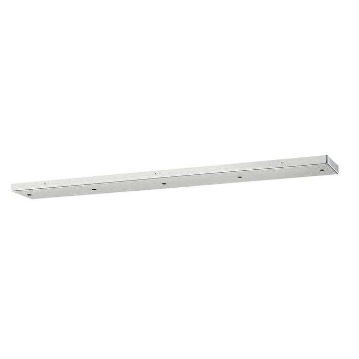 Multi Point Canopy Brushed Nickel 5 Light Linear Z-Lite CP4205L-BN | theLightShop