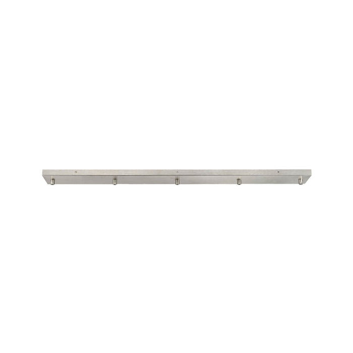 Multi Point Canopy Brushed Nickel 5 Light Linear Z-Lite CP4205L-BN | theLightShop
