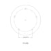 Multi Point Canopy Brushed Nickel 5 Light Z-Lite CP1205R-BN | theLightShop