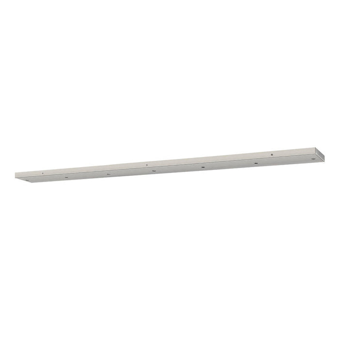 Multi Point Canopy Brushed Nickel 7 Light Linear Z-Lite CP5407L-BN | theLightShop
