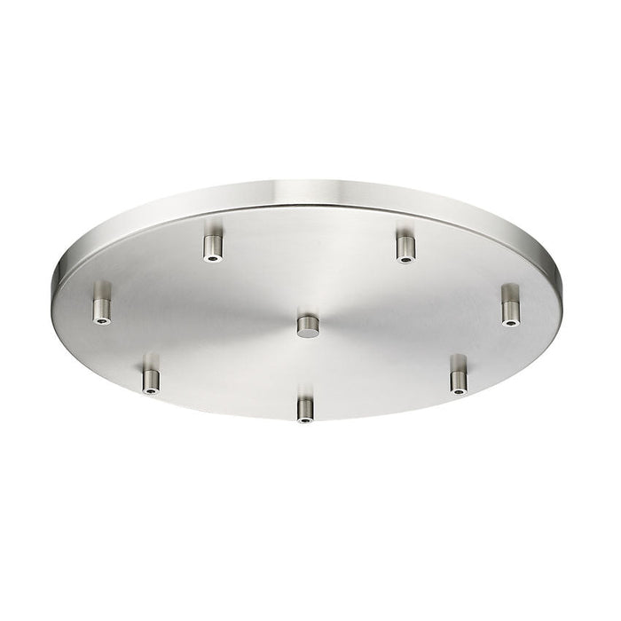 Multi Point Canopy Brushed Nickel 7 Light Z-Lite CP1807R-BN | theLightShop