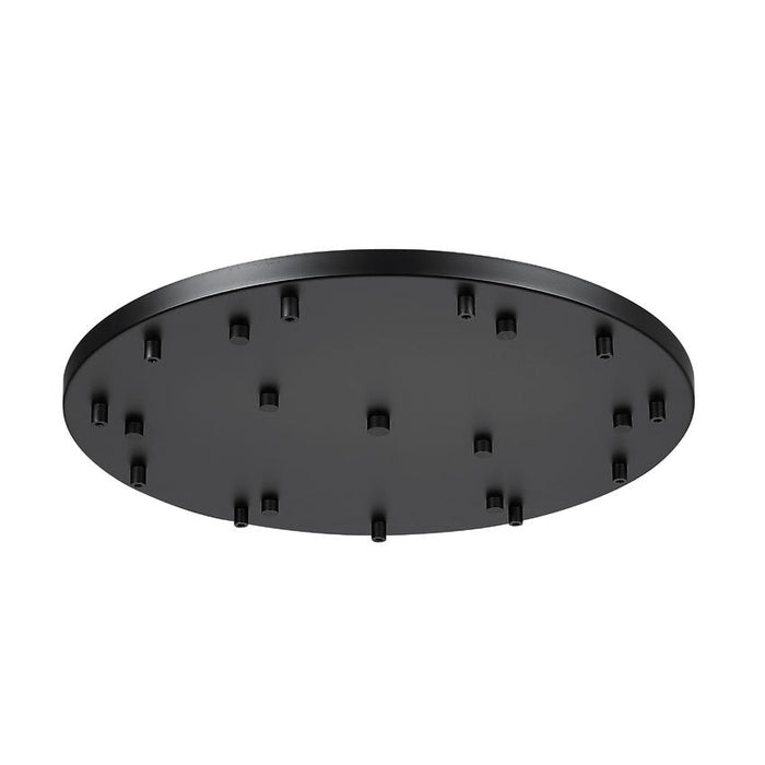 Multi Point Canopy Matte Black 11 Light Z-Lite CP2411R-MB | theLightShop
