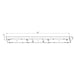 Multi Point Canopy Matte Black 17 Light Linear Z-Lite CP4217L-MB | theLightShop
