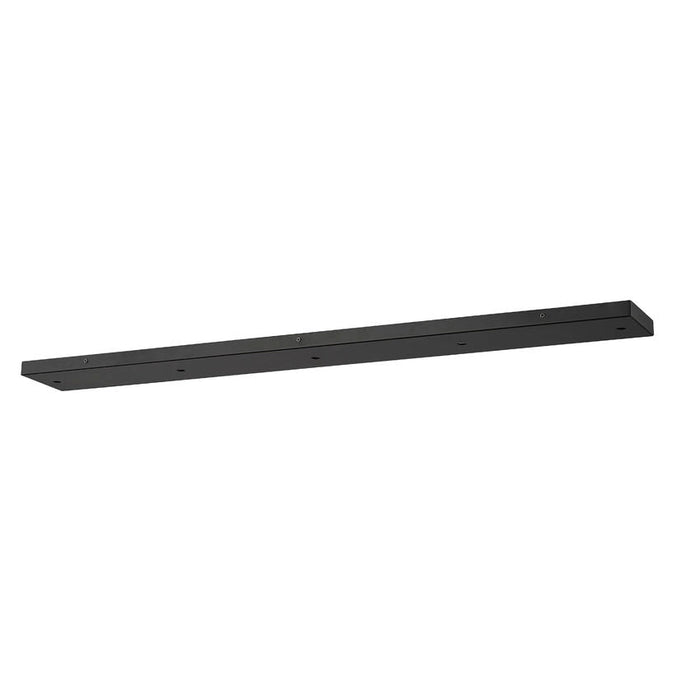 Multi Point Canopy Matte Black 5 Light Linear Z-Lite CP4205L-MB | theLightShop