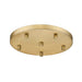 Multi Point Canopy Modern Gold 5 Light Z-Lite CP1205R-MGLD | theLightShop