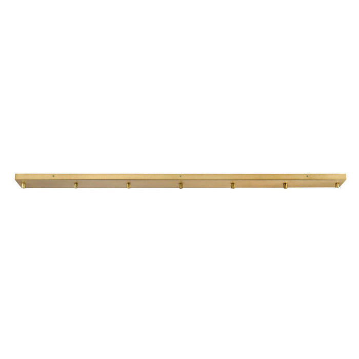 Multi Point Canopy Modern Gold 7 Light Linear Z-Lite CP5407L-MGLD | theLightShop