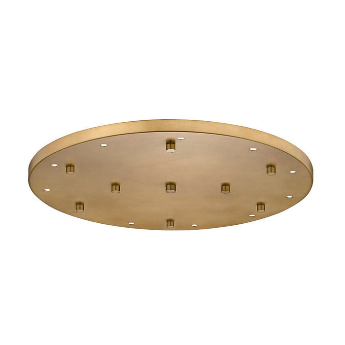 Multi Point Canopy Rubbed Brass 11 Light Z-Lite CP2411R-RB | theLightShop