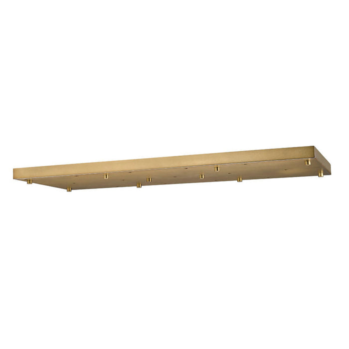 Multi Point Canopy Rubbed Brass 17 Light Linear Z-Lite CP4217L-RB | theLightShop