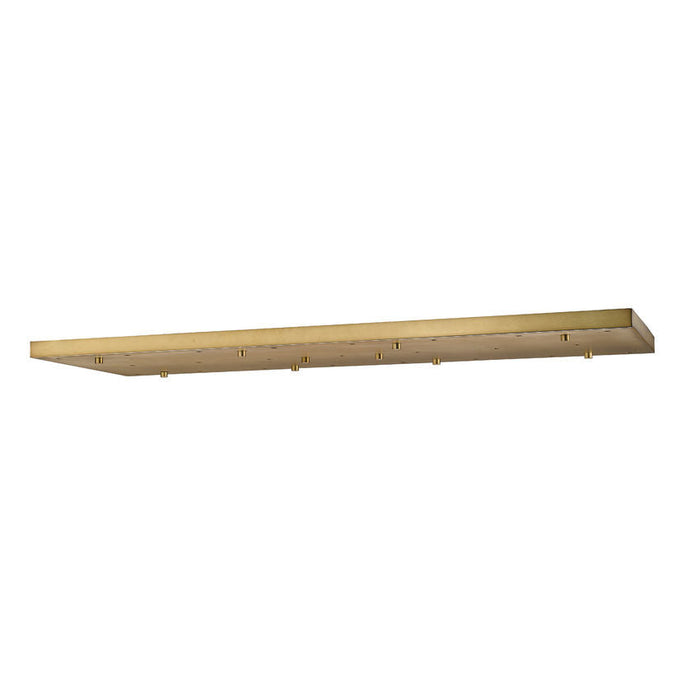 Multi Point Canopy Rubbed Brass 23 Light Linear Z-Lite CP5423L-RB | theLightShop