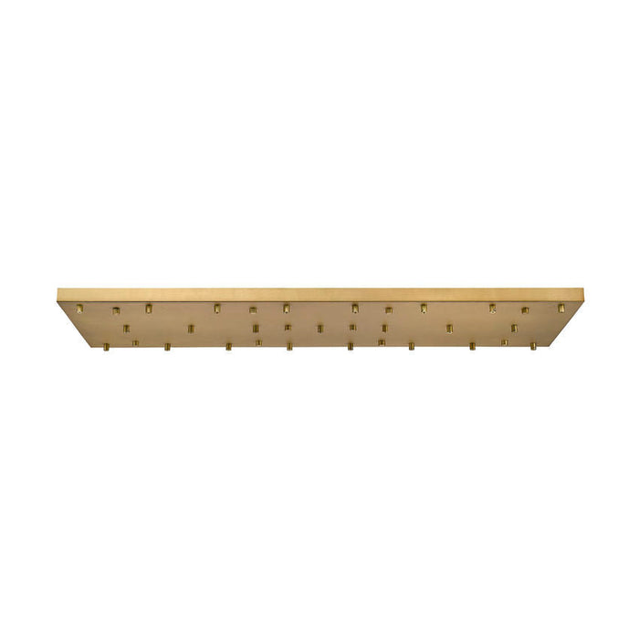 Multi Point Canopy Rubbed Brass 23 Light Linear Z-Lite CP5423L-RB | theLightShop