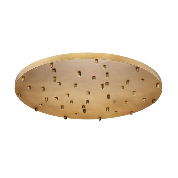 Multi Point Canopy Rubbed Brass 27 Light Z-Lite CP3627R-RB | theLightShop