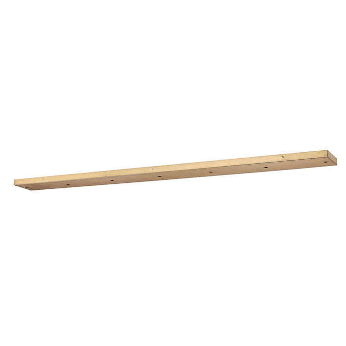 Multi Point Canopy Rubbed Brass 7 Light Linear Z-Lite CP5407L-RB | theLightShop