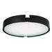 Mystic Matte Black 1 Light LED Flushmount - Flushmounts