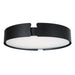 Mystic Matte Black 1 Light LED Flushmount - Flushmounts