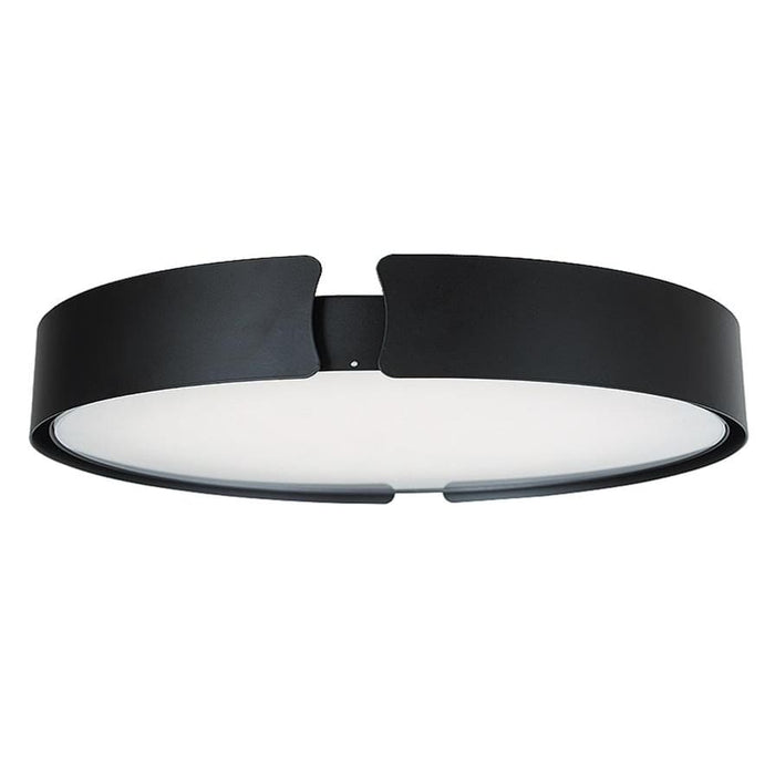 Mystic Matte Black 1 Light LED Flushmount - Flushmounts